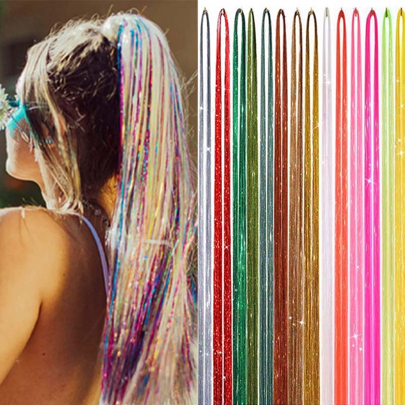 Tinsel Garland Decoration - 93 cm Parlak Lazer Işıltılı Metalik