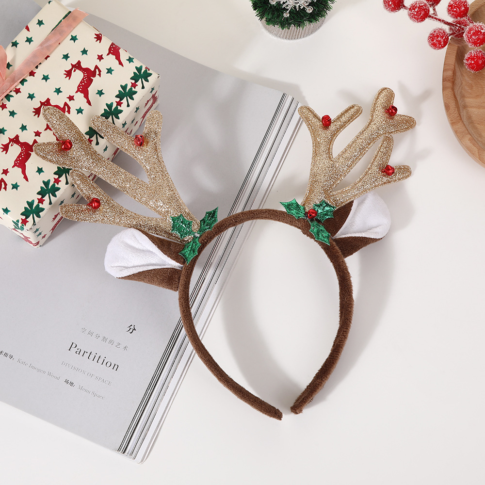 Reindeer Antlers Headband - 1 adet Yetişkin Kadın Kızlar Geyik