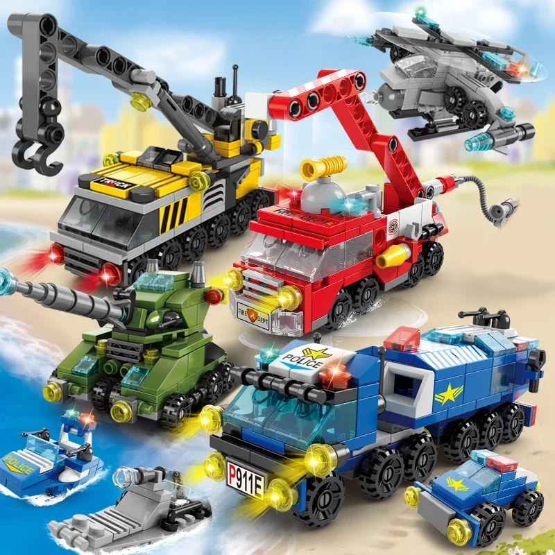 Lego Set City - Çocuklar için Şehir Yangın Arabası Yapı