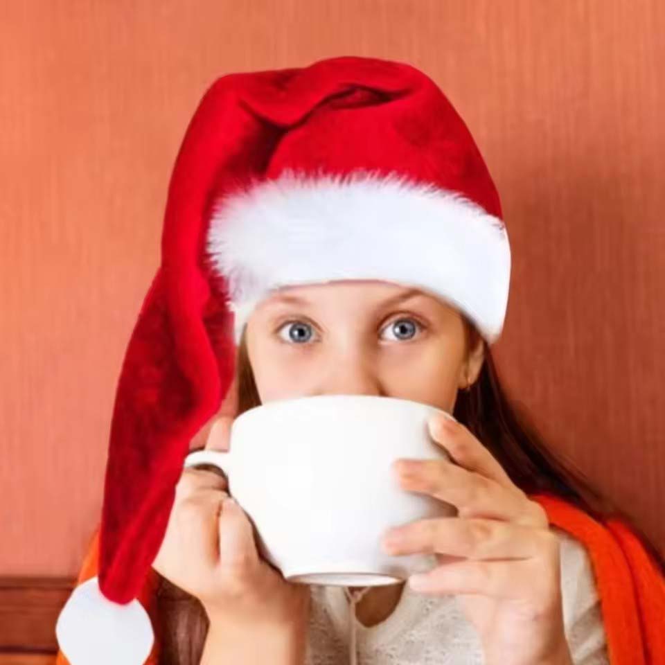 Uzun Peluş Noel Şapkası Kadife - Santa Hat Plush incelemesi ve fiyatı