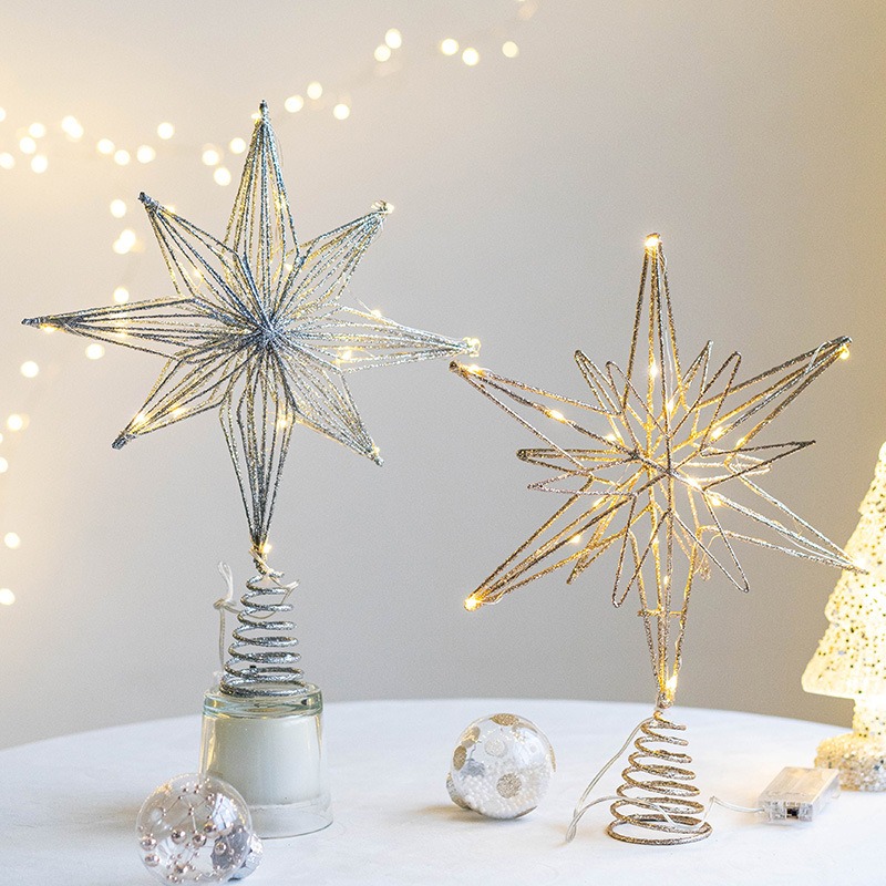 Noel Süslemesi Demir Ağaç Tepe - Star Tree Topper incelemesi ve fiyatı