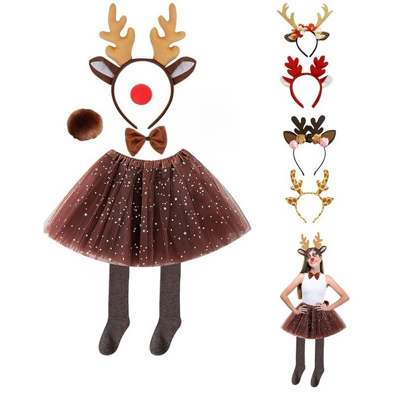 Ren geyiği kostüm seti tutu et - Reindeer Antlers Headband incelemesi ve fiyatı