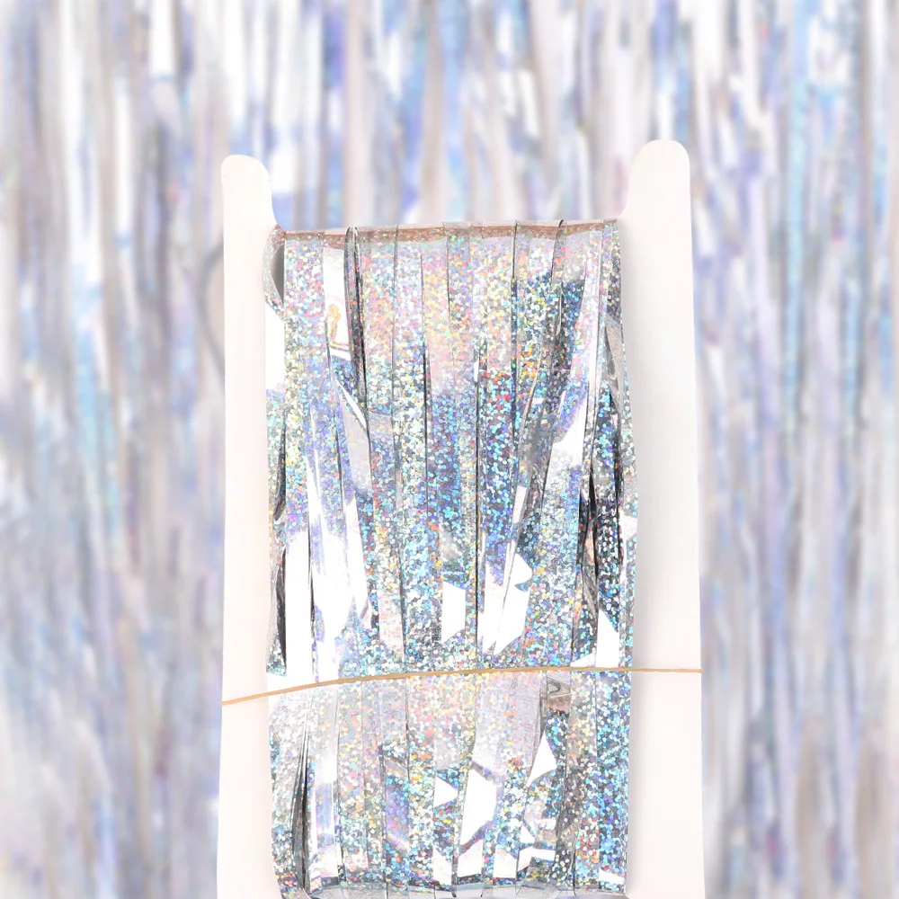 Mavi 2M*1M Lazer Simli Folyo P - Tinsel Garland Decoration incelemesi ve fiyatı