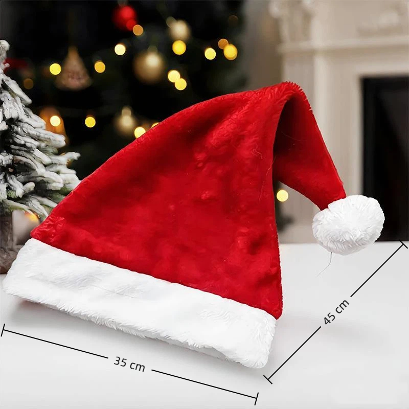 Yumuşak Peluş Noel Baba Şapkas - Santa Hat Plush incelemesi ve fiyatı