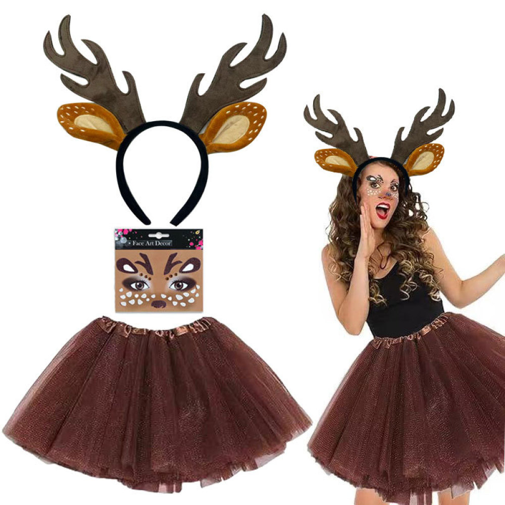 Noel Geyiği Boynuzu Taç Bandı  - Reindeer Antlers Headband incelemesi ve fiyatı