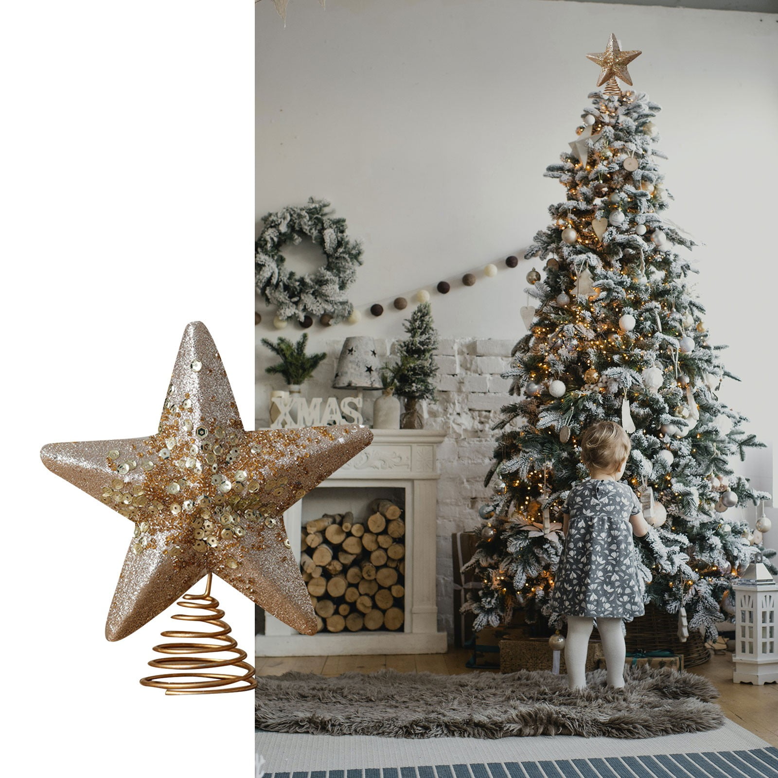 Noel Ağacı Üst Yıldız Süsü Par - Star Tree Topper incelemesi ve fiyatı