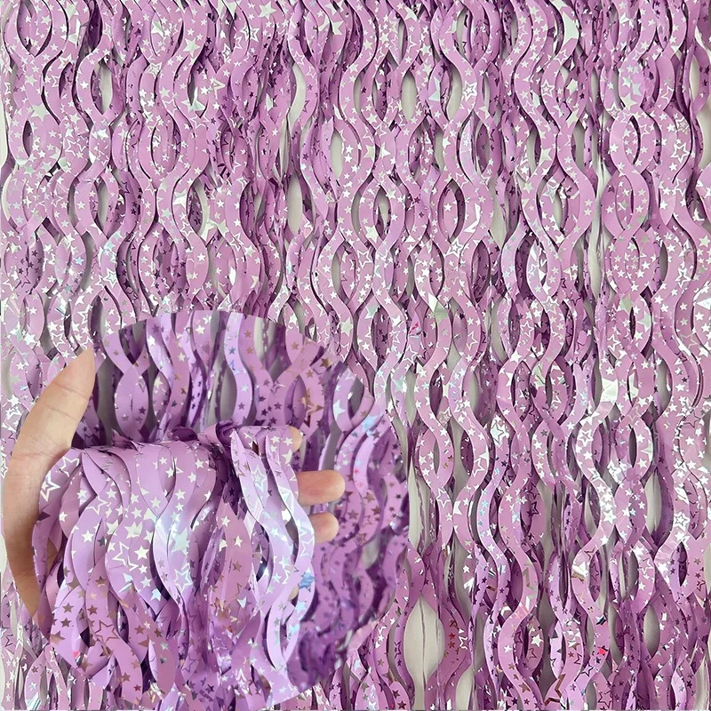 1X2M yıldız renkli yağmur Tins - Tinsel Garland Decoration incelemesi ve fiyatı