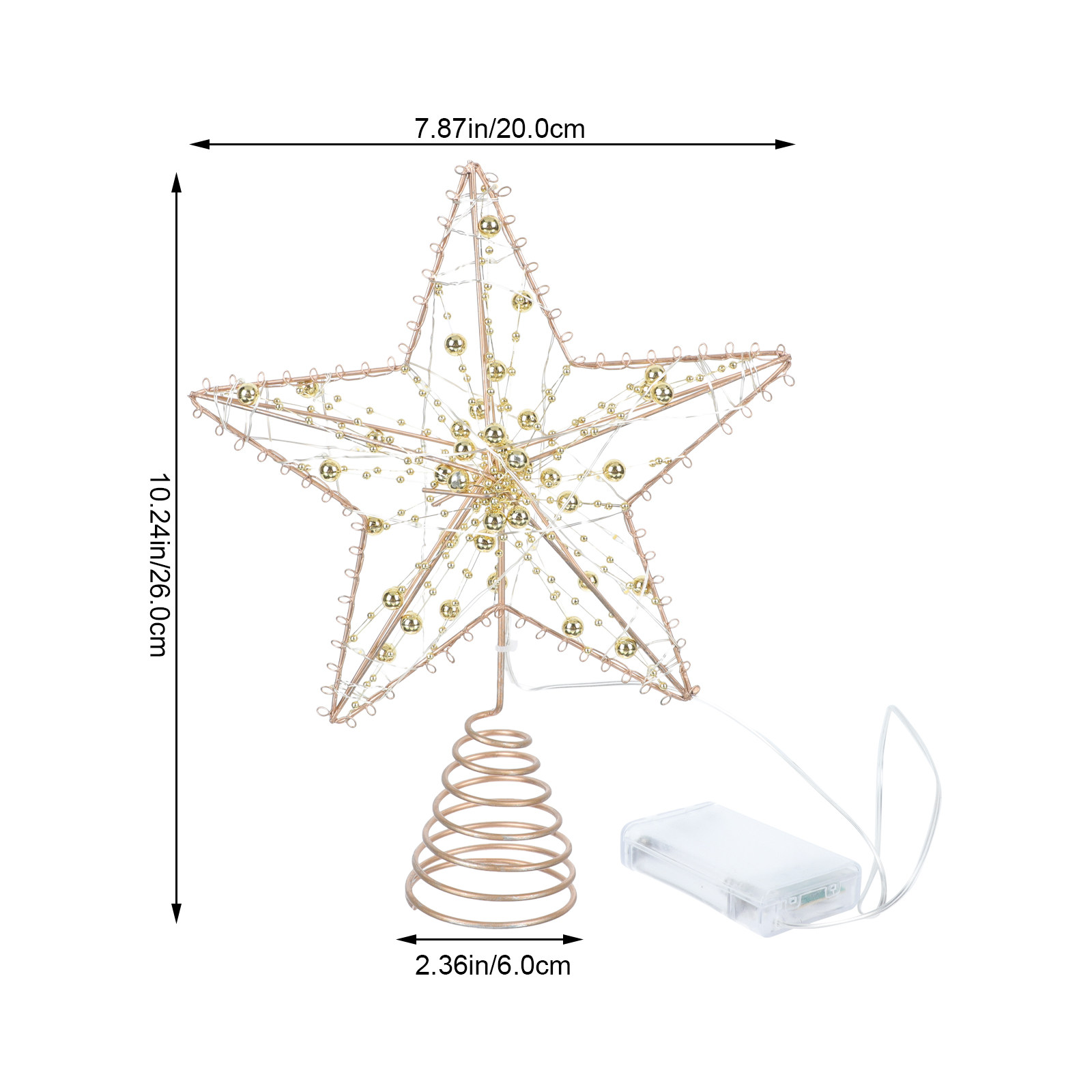 1 Adet Işıklı Noel Yıldızı Lam - Star Tree Topper incelemesi ve fiyatı